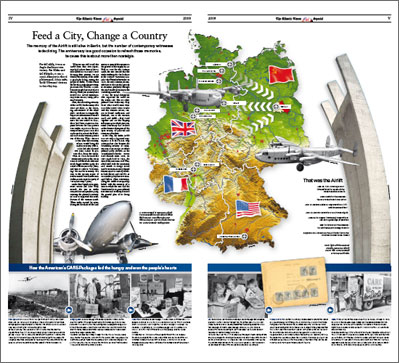 Faksimile der Atlantic Times